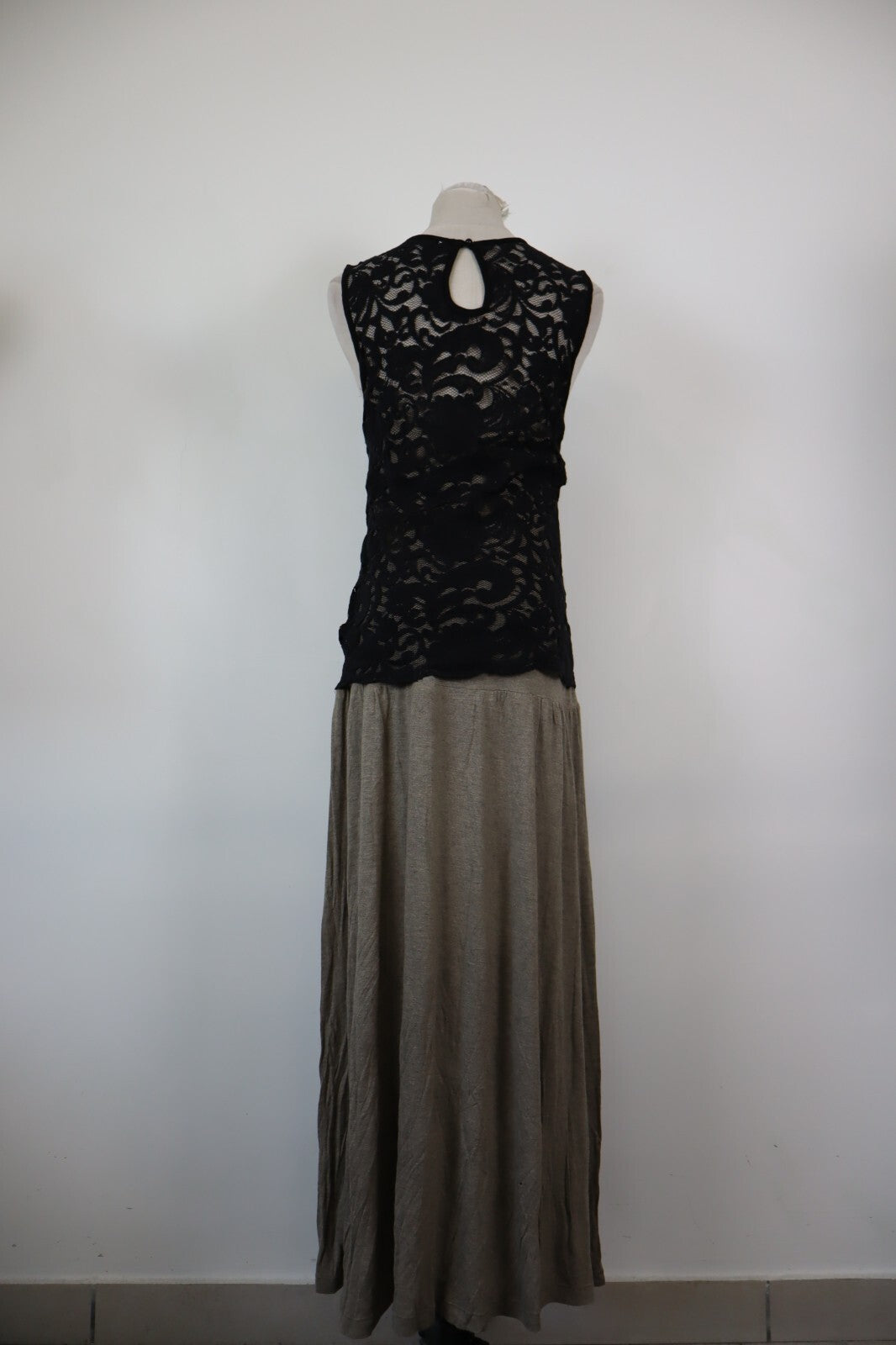 LIU JO VESTITO DONNA TG. M WOMAN CASUAL VINTAGE DRESS ABITO COTONE CERNIERA