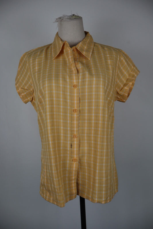 THE NORTH FACE CAMICIA DONNA TG. L WOMAN SHIRT CASUAL VINTAGE COTONE