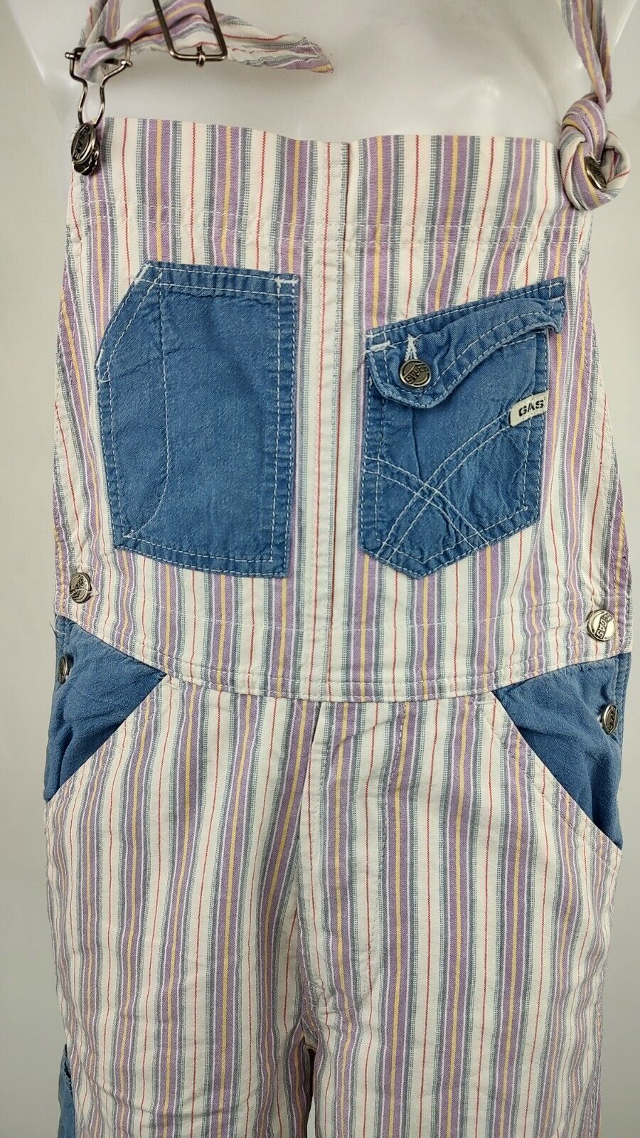 GAS COMPLETO DONNA PANTALONE Tg. S SALOPETTE ONE PIECE VINTAGE CASUAL