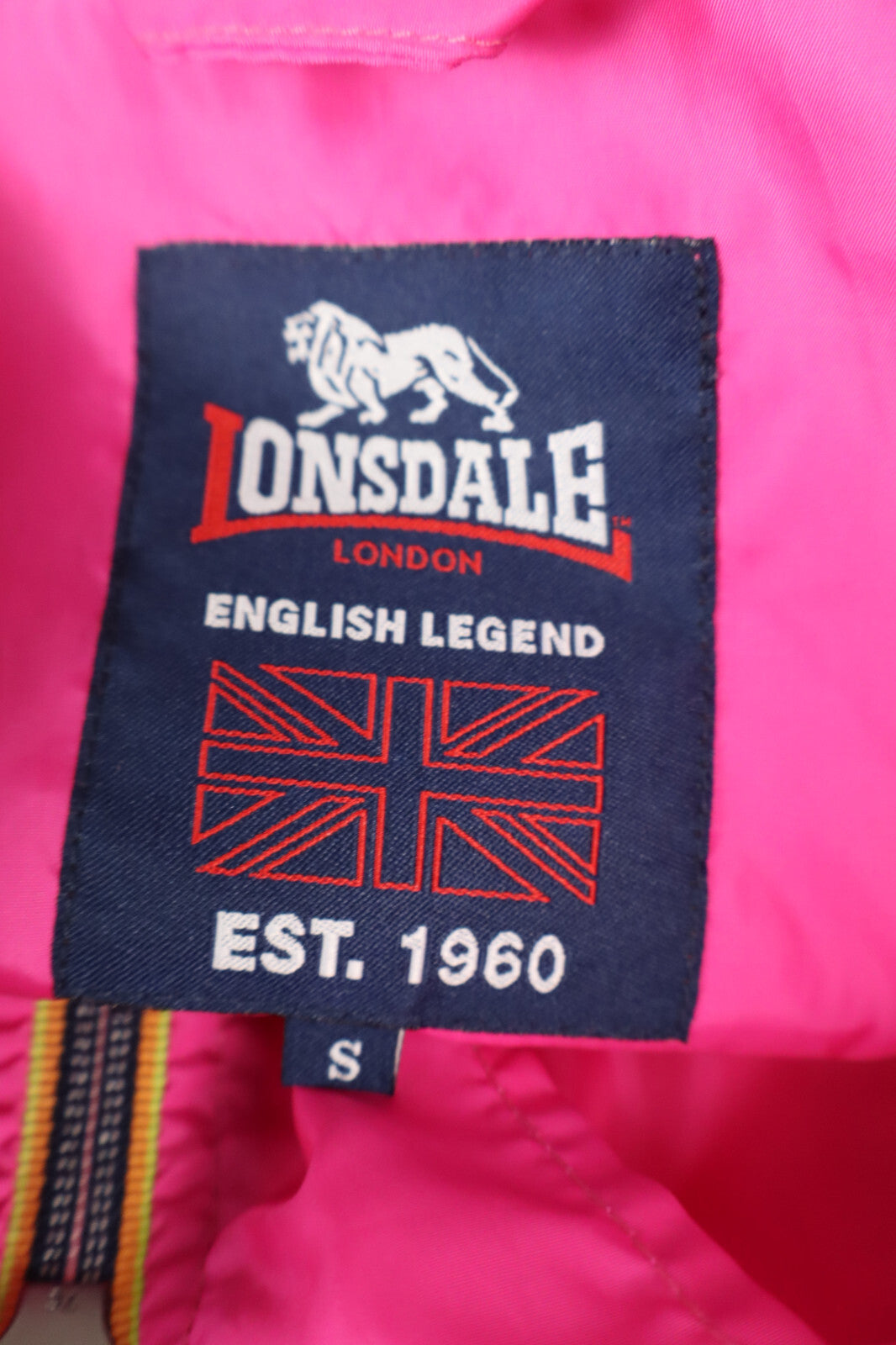 LONSDALE GIUBBINO GIACCA DONNA Tg. S WOMAN CASUAL JACKET IMPERMEABILE LONDON