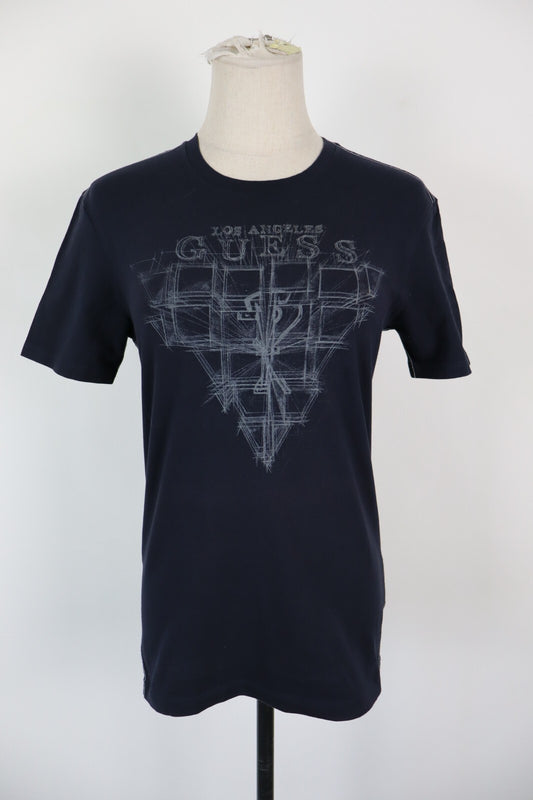 GUESS MAGLIA DONNA TG. XS WOMAN CASUAL VINTAGE T-SHIRT TOP COTONE