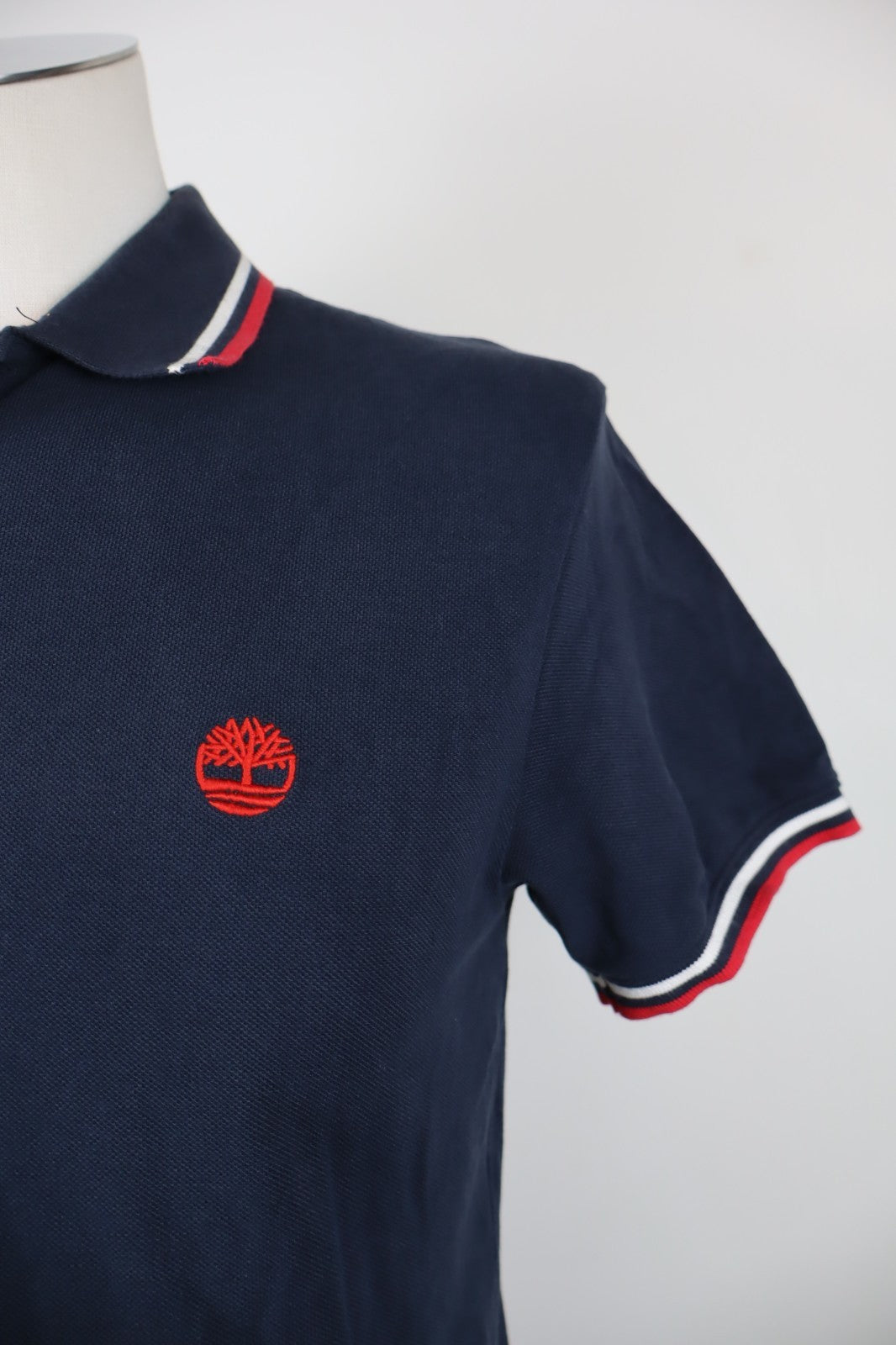 TIMBERLAND POLO UOMO MAN COTONE TG. S SLIM T-SHIRT CASUAL VINTAGE COTONE LOGO