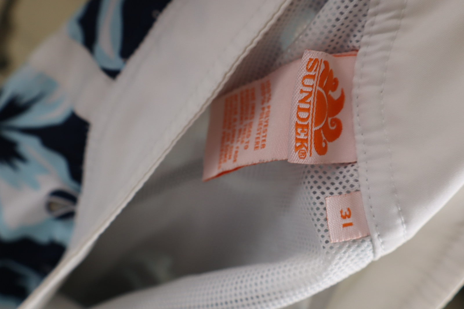 SUNDEK COSTUME PANTALONCINO MARE UOMO TG 31 MEN SWIMSUIT VINTAGE CASUAL