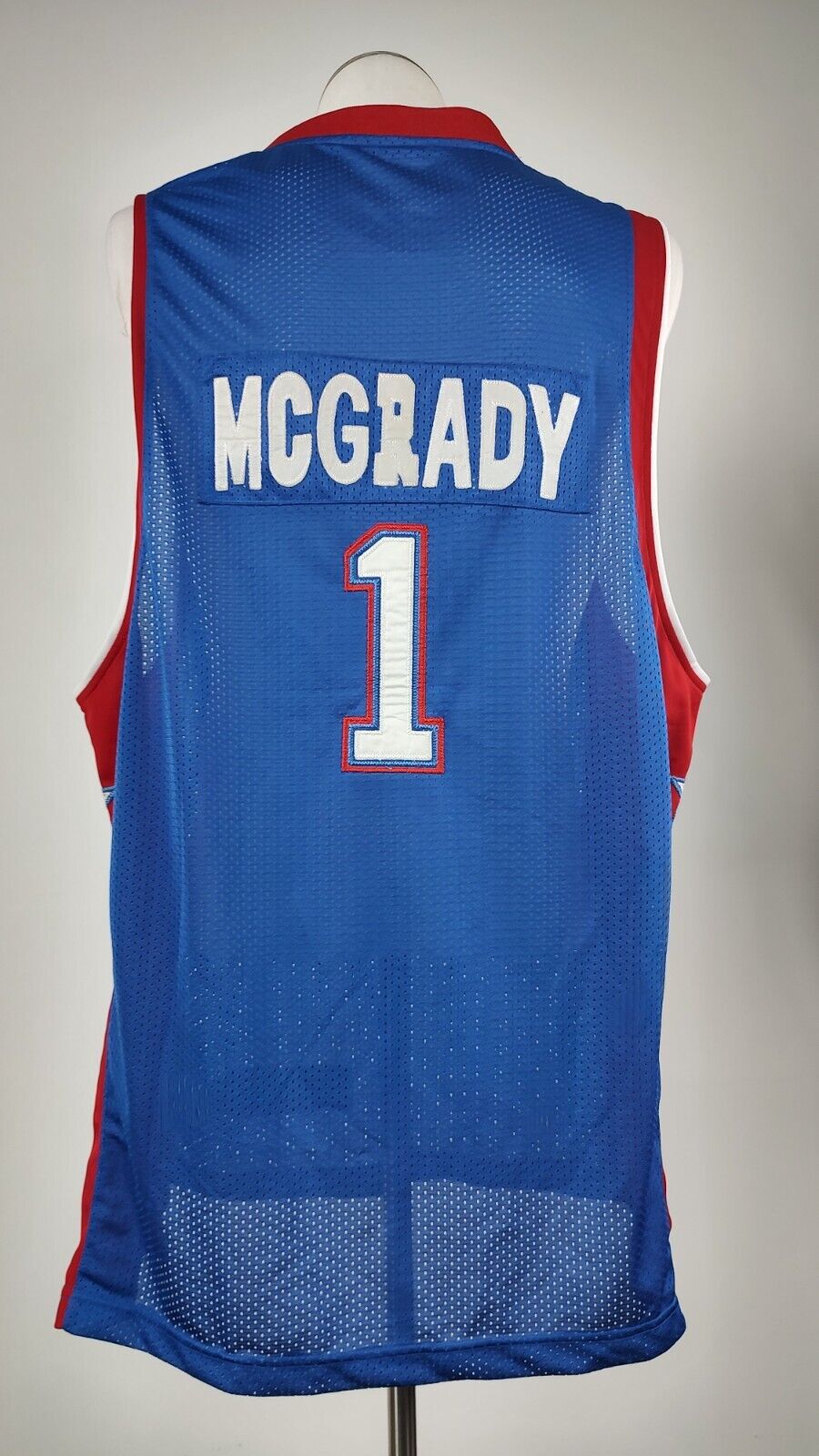 ALL STAR GAME EAST CONFERENCE 2004 MC GRADY 1 BASKET T-SHIRT UOMO TG 54 SPORT