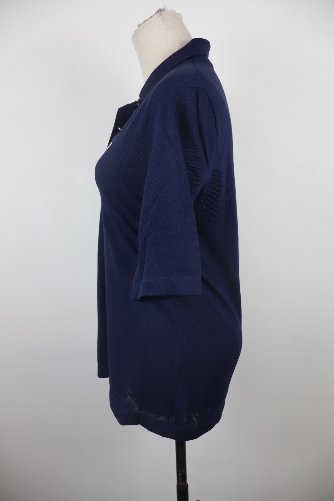 LACOSTE POLO MAGLIA DONNA COTONE 38 WOMAN COTTON SHIRT CASUAL VINTAGE MANICA 3/4