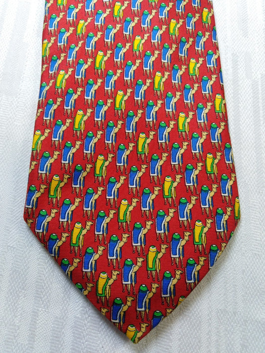 ANDREW'S TIE MILANO 100% SILK TIE SETA CRAVATTA NECKTIE MADE IN ITALY CLASSIC