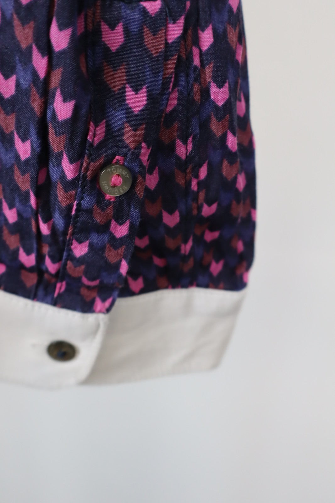 TOMMY HILFIGER CAMICIA DONNA TG L WOMAN SHIRT CASUAL VINTAGE COTONE