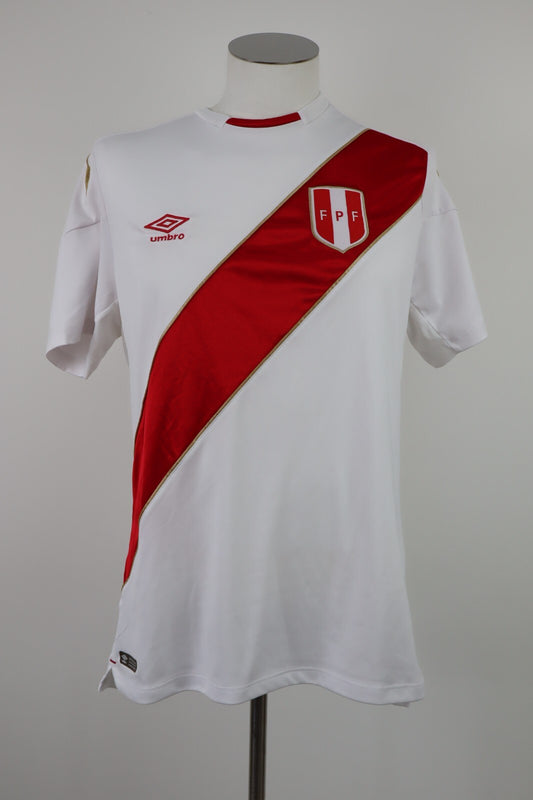 UMBRO PERU' ADVINCULA N 17 MAGLIA CALCIO TRIKOT UOMO Tg L SOCCER JERSEY VINTAGE