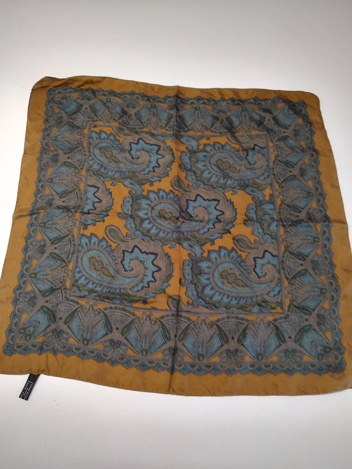 FOULARD 100% SILK SETA SCARVES SCARF SQUARE MADE ITALY