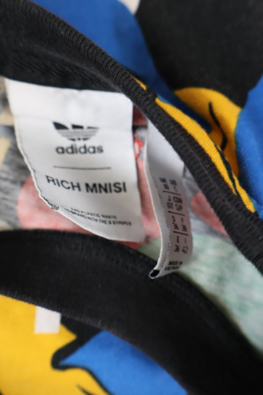 ADIDAS BY RICH MNISI MAGLIA DONNA TG 42 WOMAN CASUAL VINTAGE T- SHIRT TOP COTONE