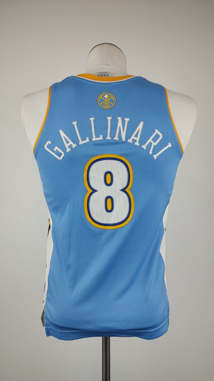 ADIDAS NUGGETS DENVER GALLINARI 8 CANOTTA BASKET T-SHIRT RAGAZZO TG 12ANNI SPORT