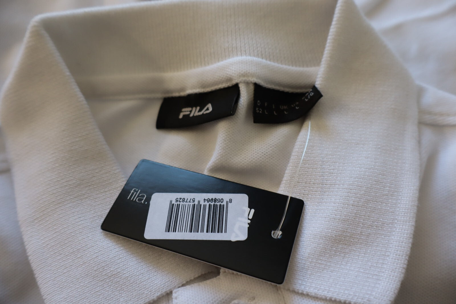 FILA POLO MAGLIA COTONE UOMO TG L MAN COTON T-SHIRT CASUAL VINTAGE CON TAG