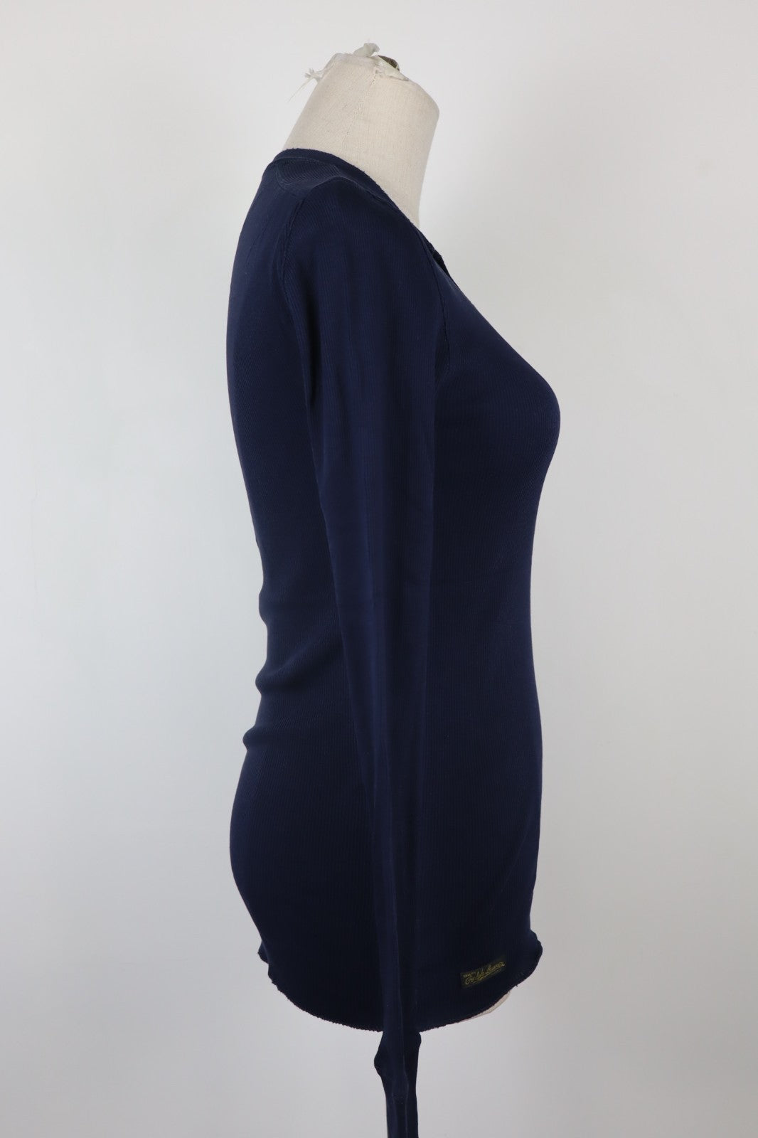 RALPH LAUREN MAGLIA MANICA LUNGA DONNA TG. S WOMAN CASUAL VINTAGE T-SHIRT COTONE