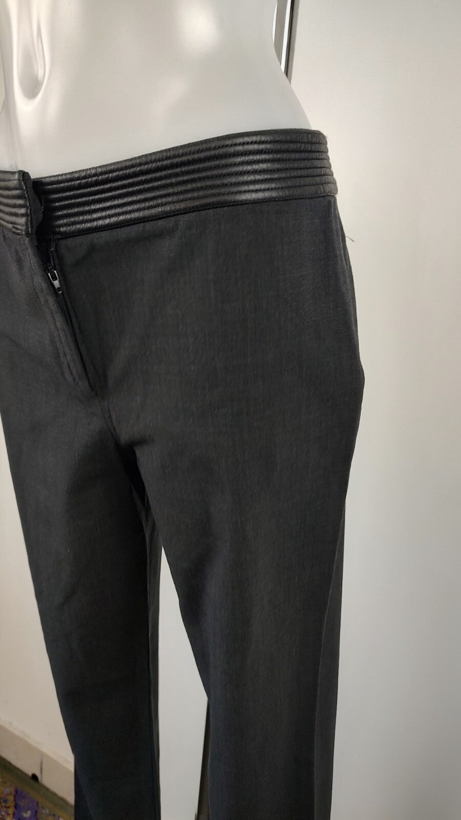 BLU MARINE PANTALONE CASUAL DONNA TG 42 WOMAN VINTAGE PANTS LANA