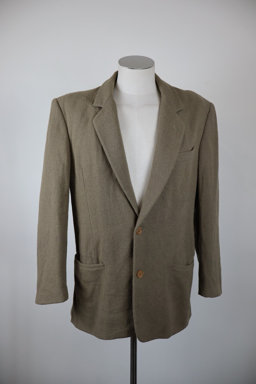 BYBLOS GIACCA BLAZER UOMO Tg L MAN VINTAGE JACKET LANA WOOL