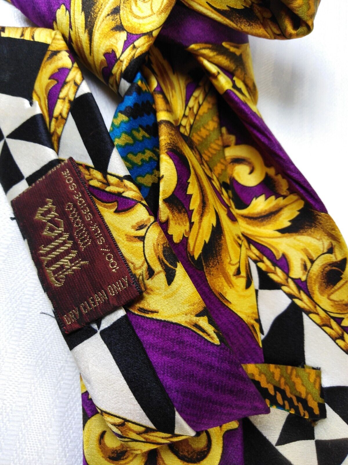 ALTEA MILANO 100% SILK TIE SETA CRAVATTA NECKTIE MADE IN ITALY CLASSIC