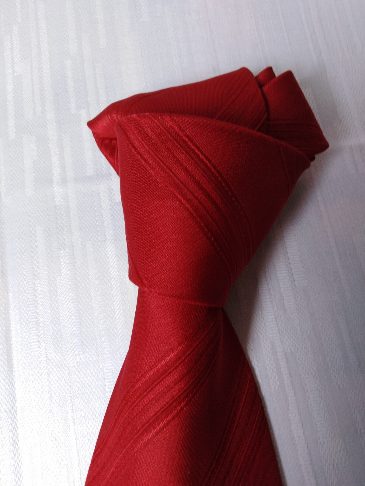 LUCIO LAMBERTI 100%  SILK TIE SETA CRAVATTA SELF TIPPED NECKTIE MADE ITALY