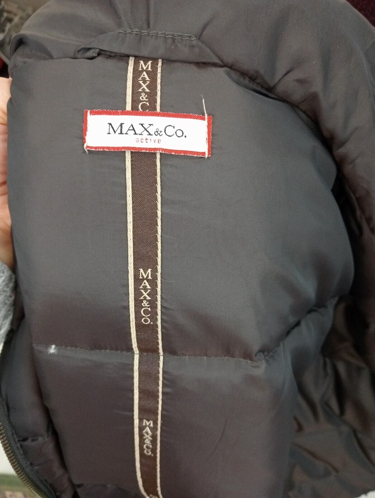 MAX & CO GIUBBINO SMANICATO GILET DONNA Tg. 42 WOMAN CASUAL JACKET VINTAGE ITALY