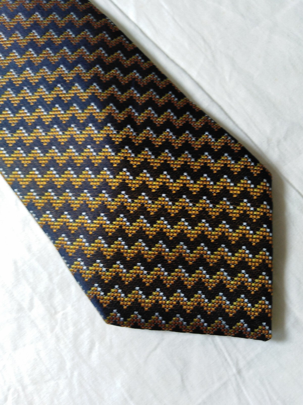 SINI COLLECTION 100%  SILK TIE SETA CRAVATTA SELF TIPPED NECKTIE MADE ITALY