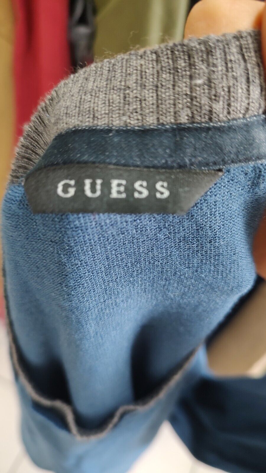 GUESS MAGLIONE VINTAGE UOMO Tg. S MAN SWEATER CASUAL