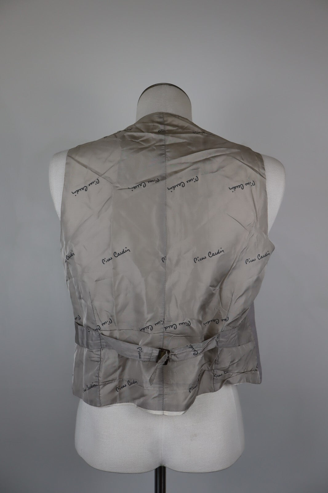 PIERRE CARDIN GILET SMANICATO GIACCA LANA WOOL UOMO TG 44 MAN JACKET VINTAGE