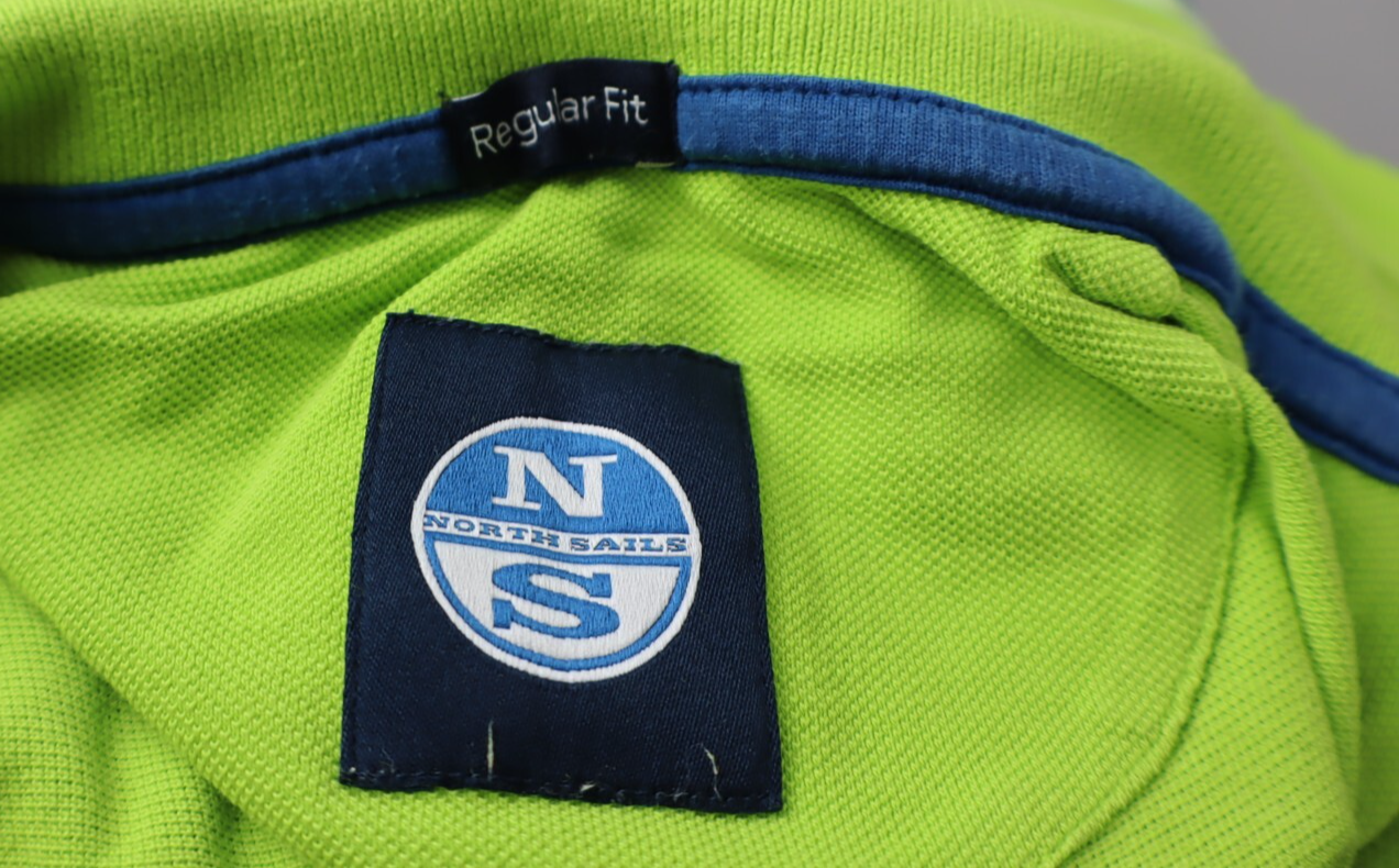 NORTH SAILS MAGLIA POLO UOMO TG. L MAN T-SHIRT CASUAL VINTAGE COTONE COTTON