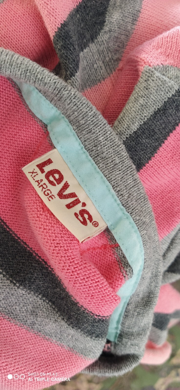 LEVI'S MAGLIONE MAGLIA COTONE COTTON VINTAGE UOMO Tg. XL MAN SWEATER CASUAL