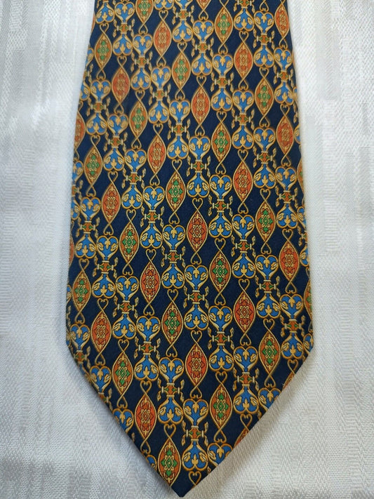 ROXY 100% SILK TIE SETA CRAVATTA NECKTIE MADE IN ITALY CLASSIC