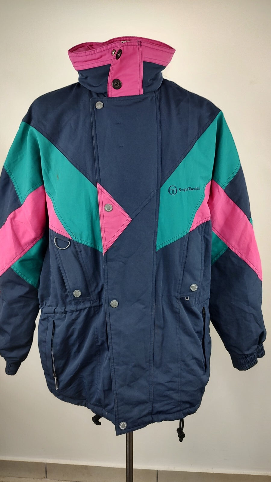 SERGIO TACCHINI GIUBBINO IMBOTTITO SCI UOMO Tg L MAN CASUAL VINTAGE JACKET