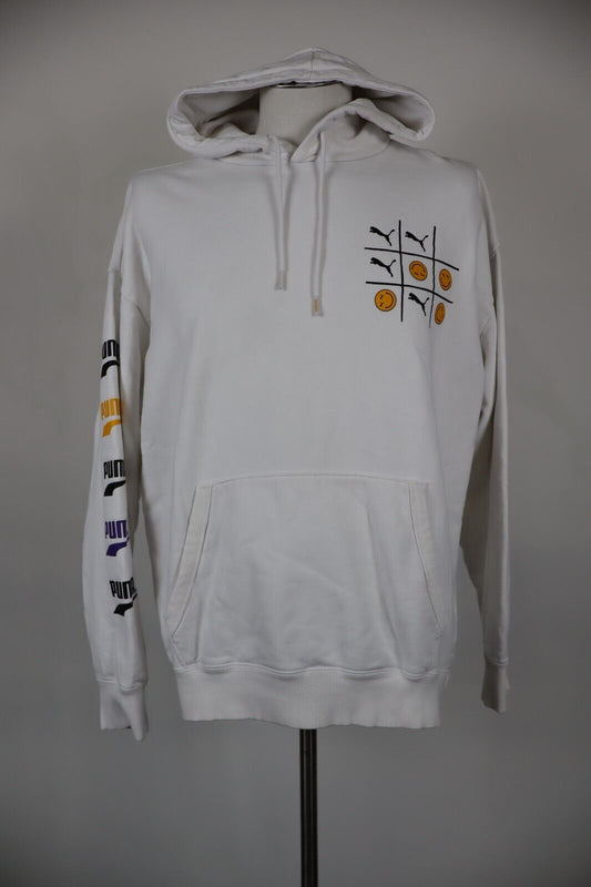 PUMA FELPA UOMO Tg L MAN SPORT SWEATSHIRT VINTAGE CASUAL COTONE