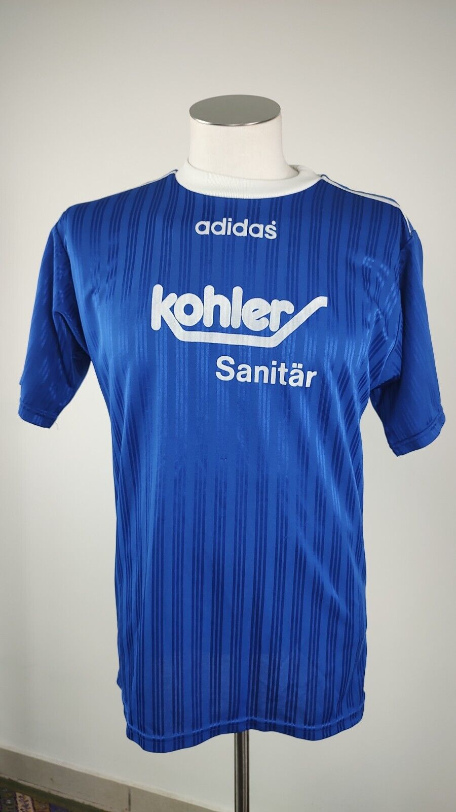 ADIDAS KOHLER N. 2 MAGLIA CALCIO UOMO Tg 16 SOCCER MAN JERSEY MADE IN UK