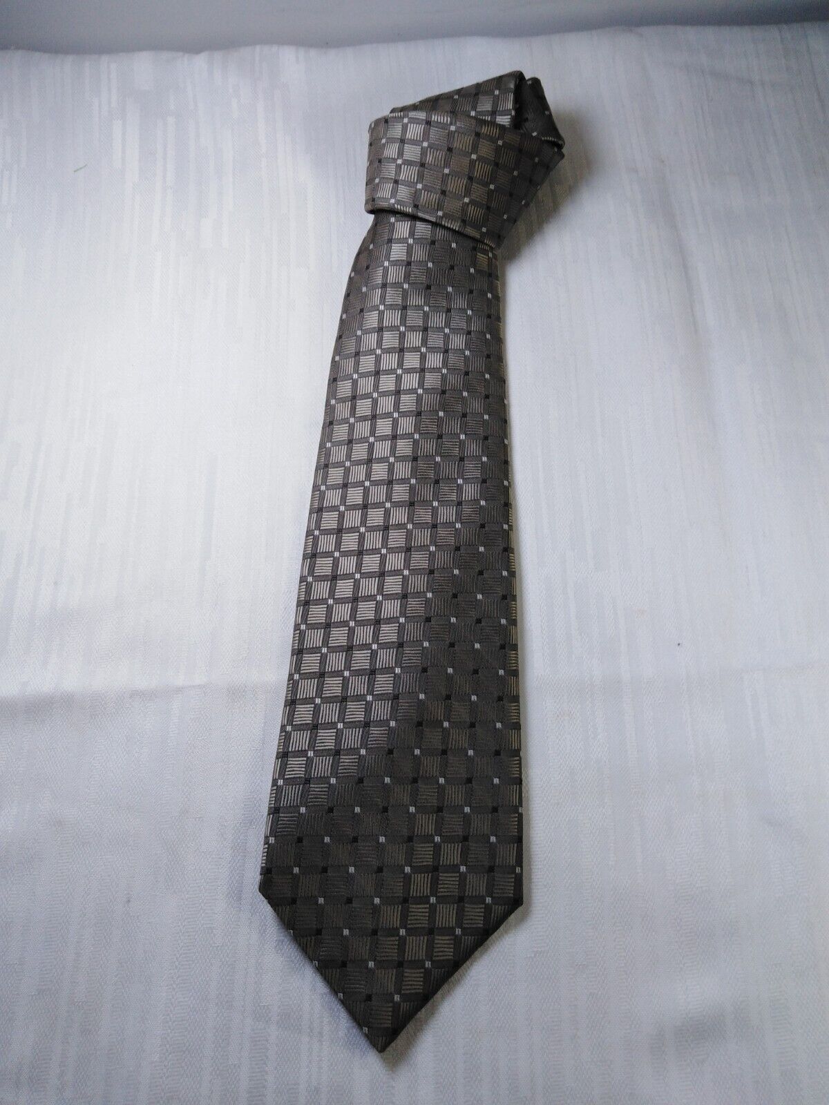 PICARDI NAPOLI 100% SETA SILK TIE CRAVATTA NECKTIE ITALY VINTAGE SELF TIPPED