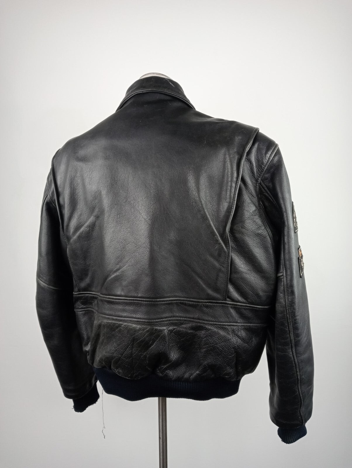 HARLEY DAVIDSON GIUBBINO PELLE MOTO LEATHER GIACCA UOMO Tg L MAN CASUAL JACKET