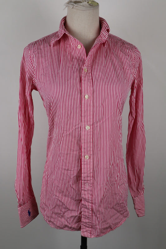 RALPH LAUREN CAMICIA DONNA TG. 4 WOMAN SHIRT CASUAL VINTAGE COTONE