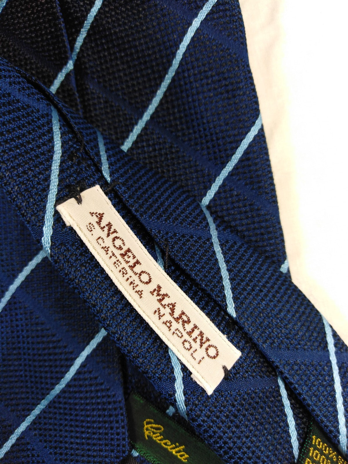 ANGELO MARIANO 100%  SILK TIE SETA CRAVATTA NECKTIE MADE IN ITALY