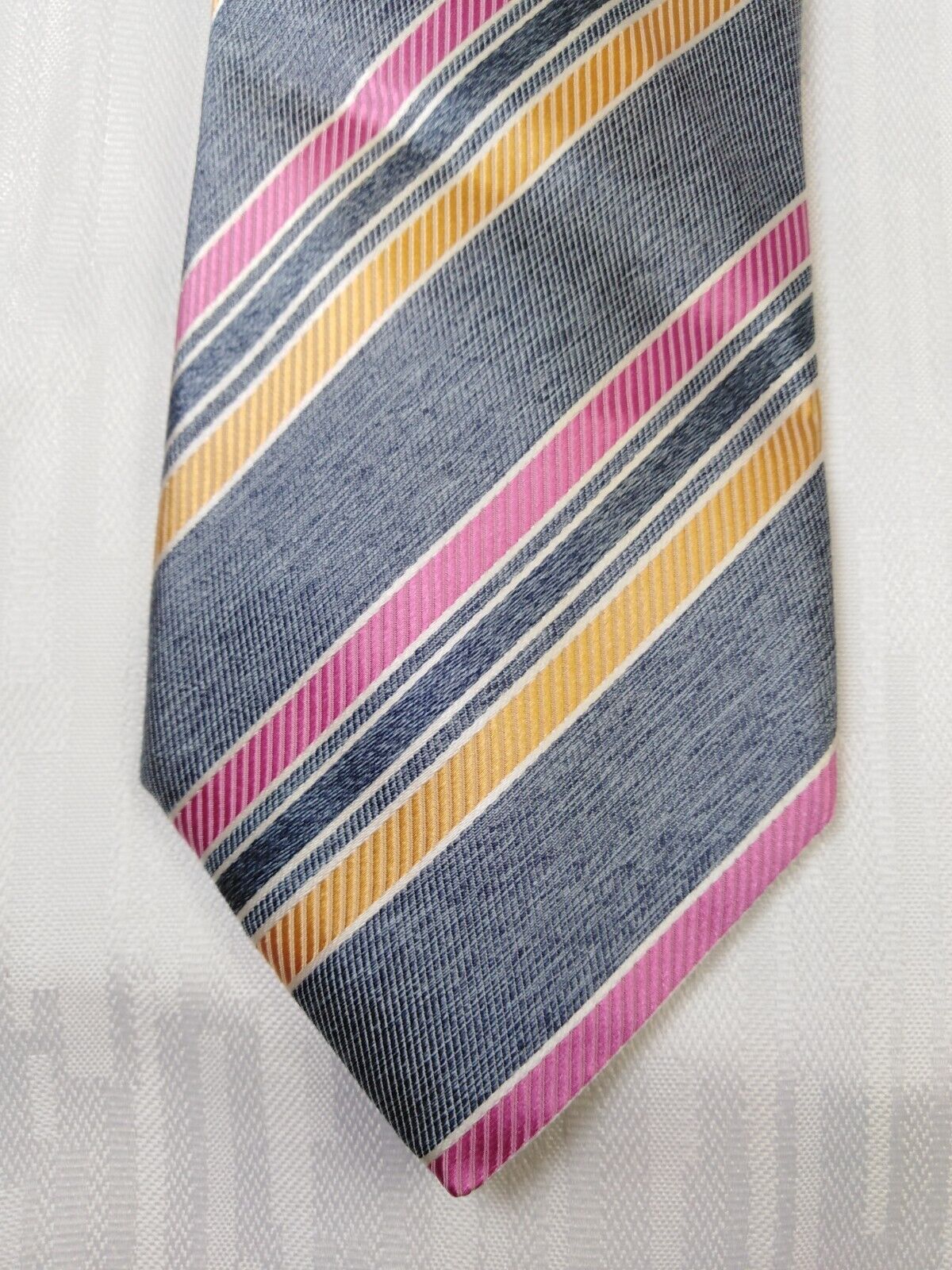 TINO COSMA 100% SETA SILK TIE CRAVATTA NECKTIE ITALY VINTAGE