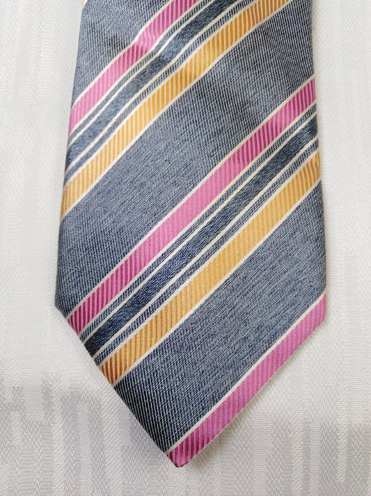 TINO COSMA 100% SETA SILK TIE CRAVATTA NECKTIE ITALY VINTAGE
