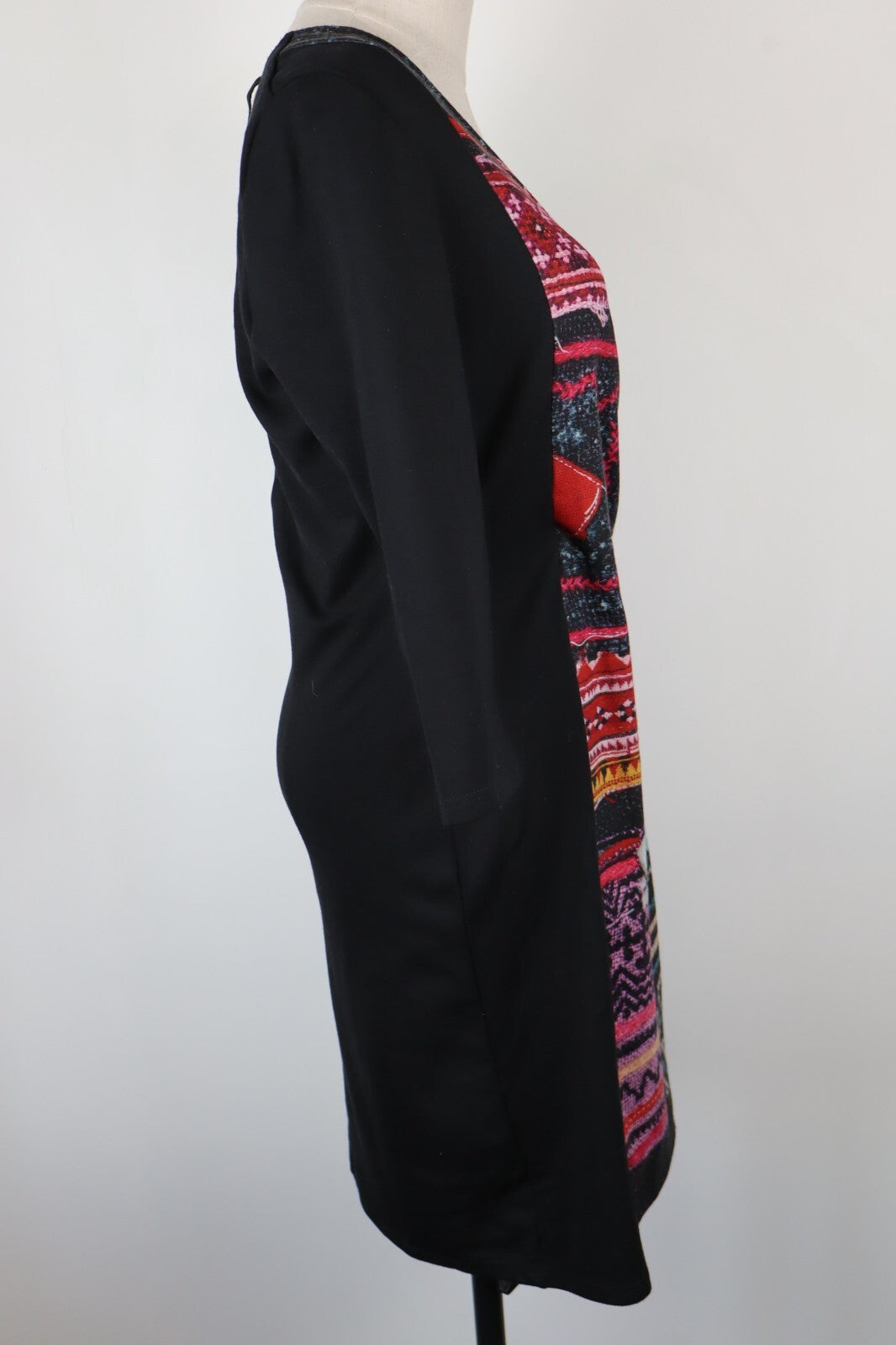 DESIGUAL VESTITO DONNA TG. M WOMAN CASUAL VINTAGE DRESS ABITO