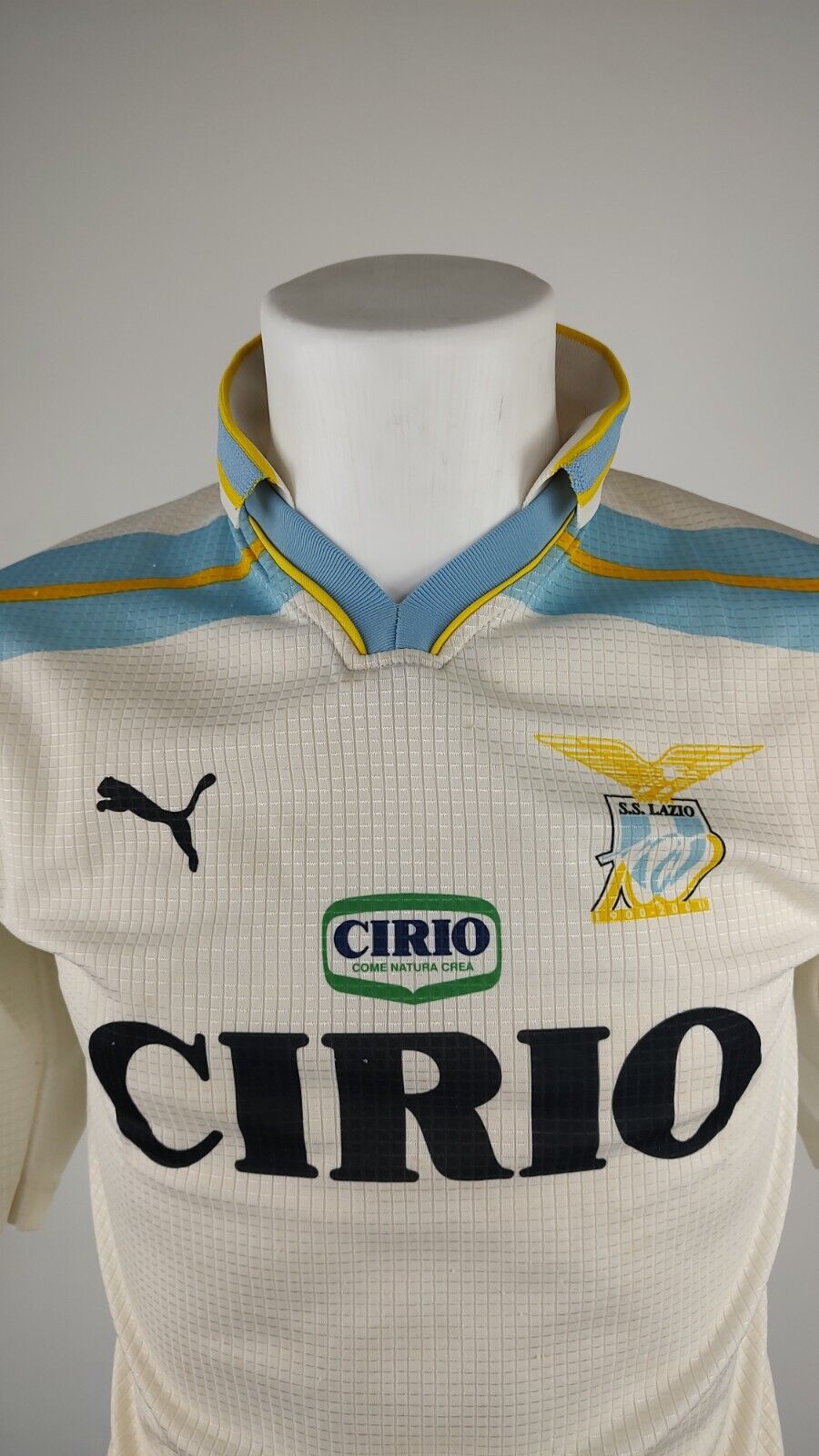 PUMA LAZIO COMPLETO CALCIO MAGLIA SHORTS UOMO 176 FOOTBALL JERSEY SPORT VINTAGE
