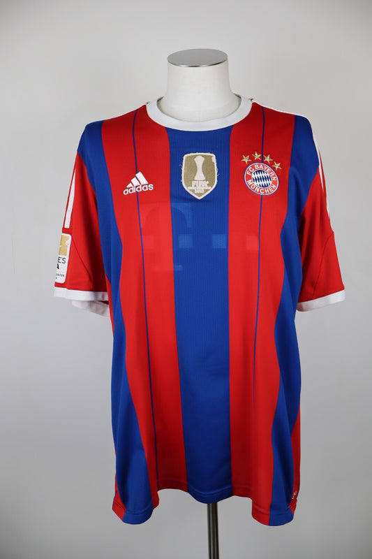 ADIDAS BAYERN ALABA N 27 MAGLIA CALCIO UOMO Tg XL SOCCER JERSEY TRIKOT 14/15