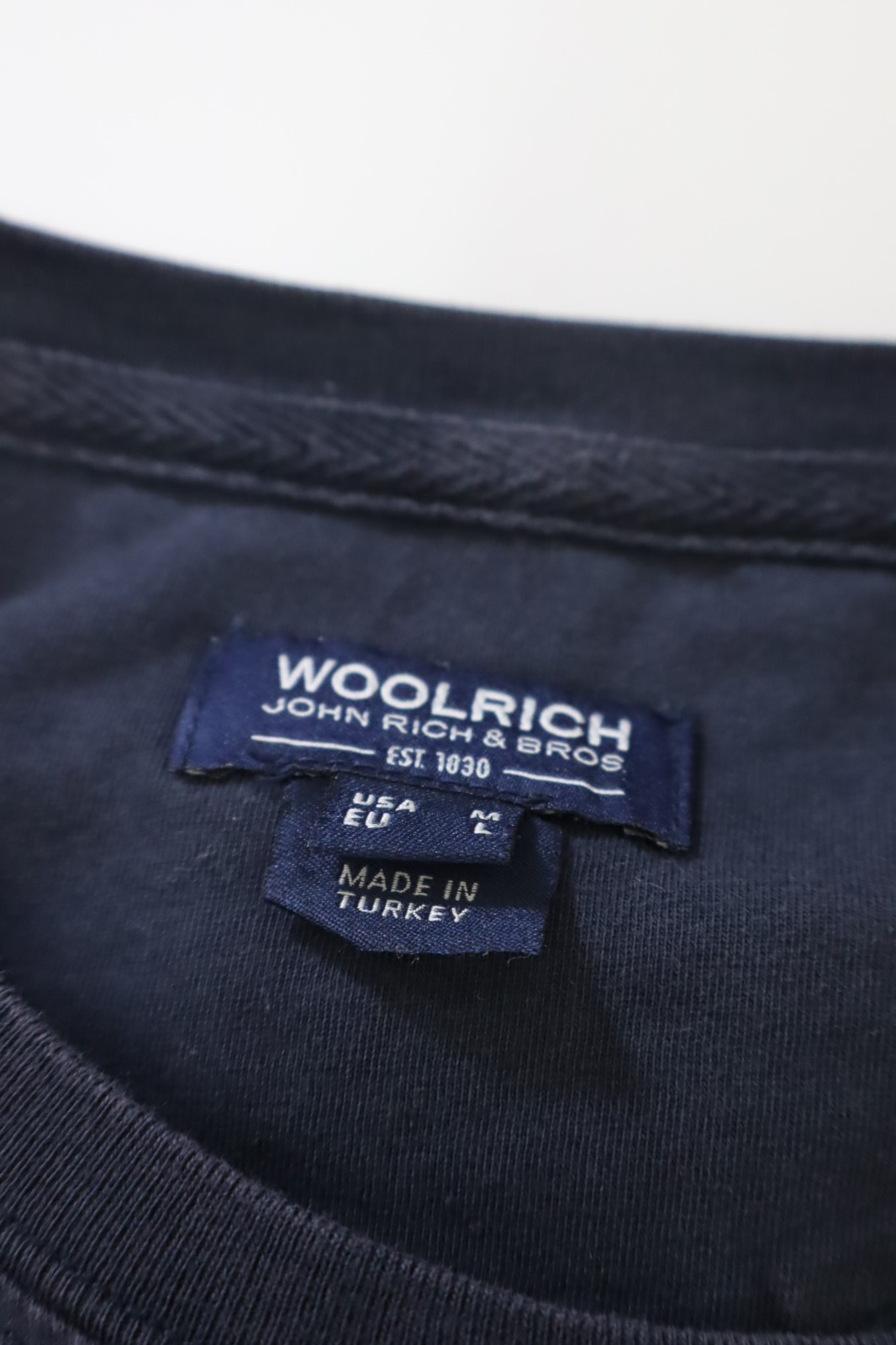 WOOLRICH MAGLIA T-SHIRT UOMO TG. L MAN SHIRT CASUAL VINTAGE COTONE