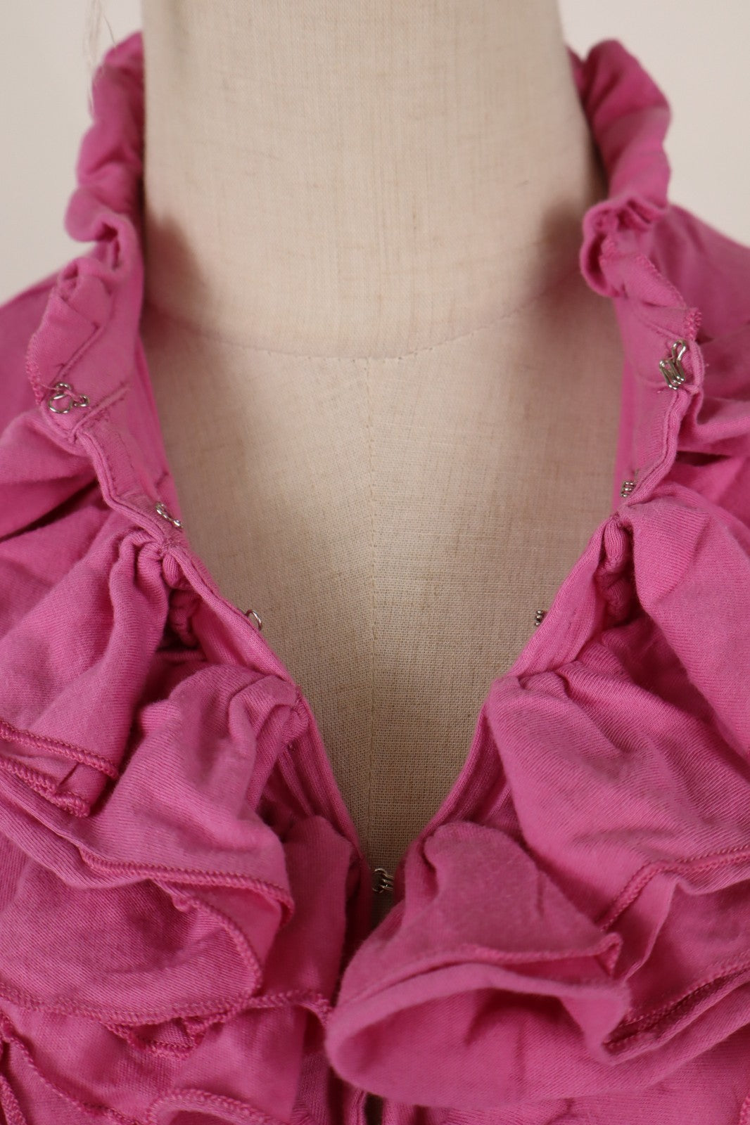 LAUREN RALPH LAUREN DONNA MAGLIA COTONE TG. M COTTON SHIRT CASUAL VINTAGE ROUCHE