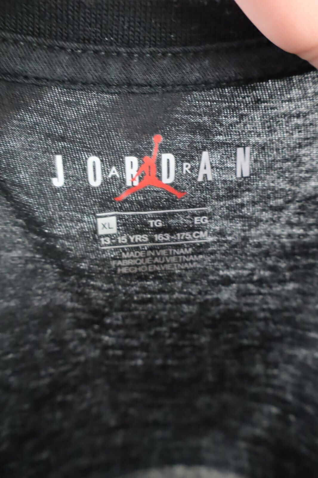 JORDAN MAGLIA RAGAZZO TG. 13-15 anni BOY T-SHIRT VINTAGE CASUAL COTONE