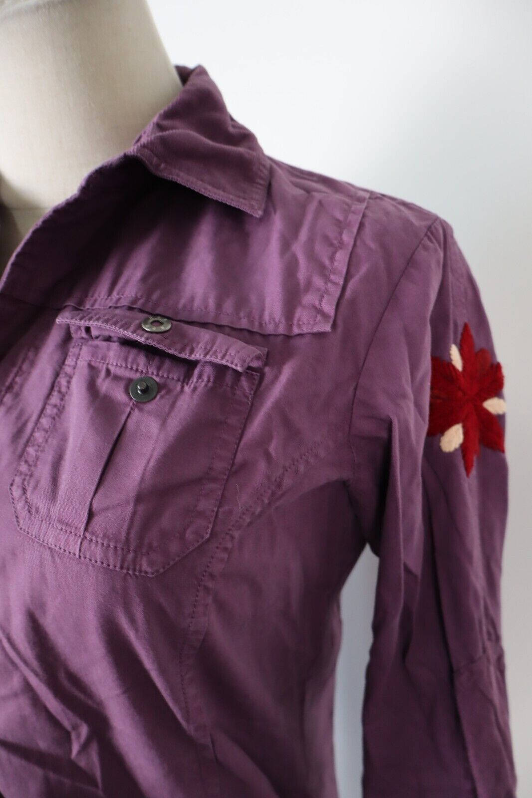 NAPAPIJRI CAMICIA DONNA TG. S WOMAN SHIRT CASUAL VINTAGE COTONE