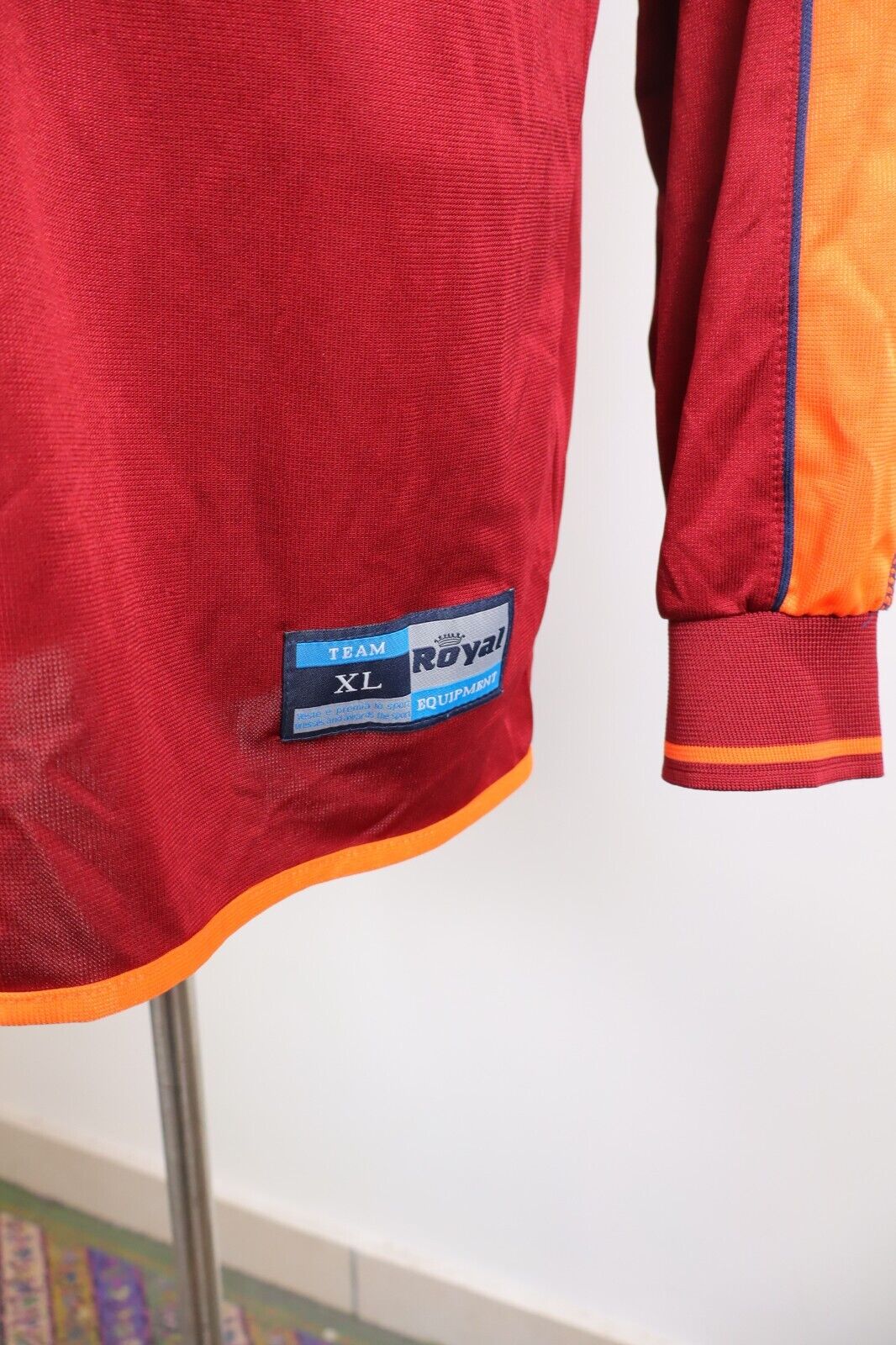 ROYAL ROMA MAGLIA CALCIO TRIKOT UOMO TG XL SOCCER JERSEY VINTAGE