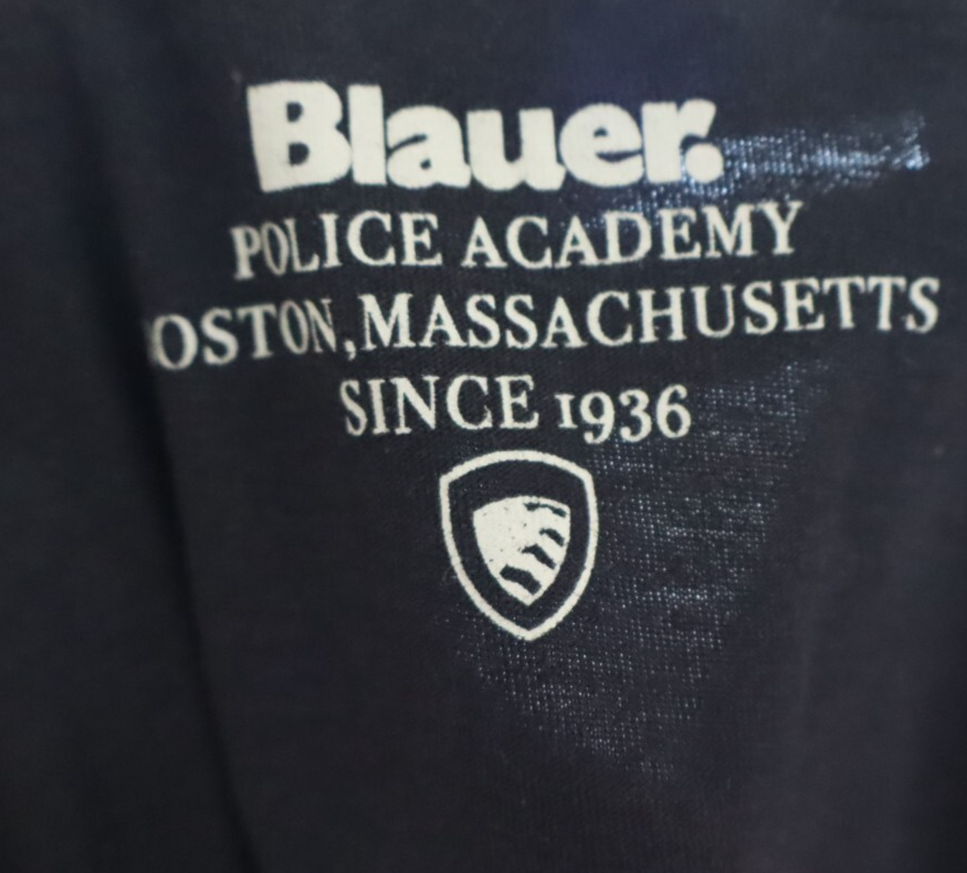 BLAUER POLIS ACADEMY USA MAGLIA UOMO COTONE TG 3XL MAN T-SHIRT CASUAL VINTAGE