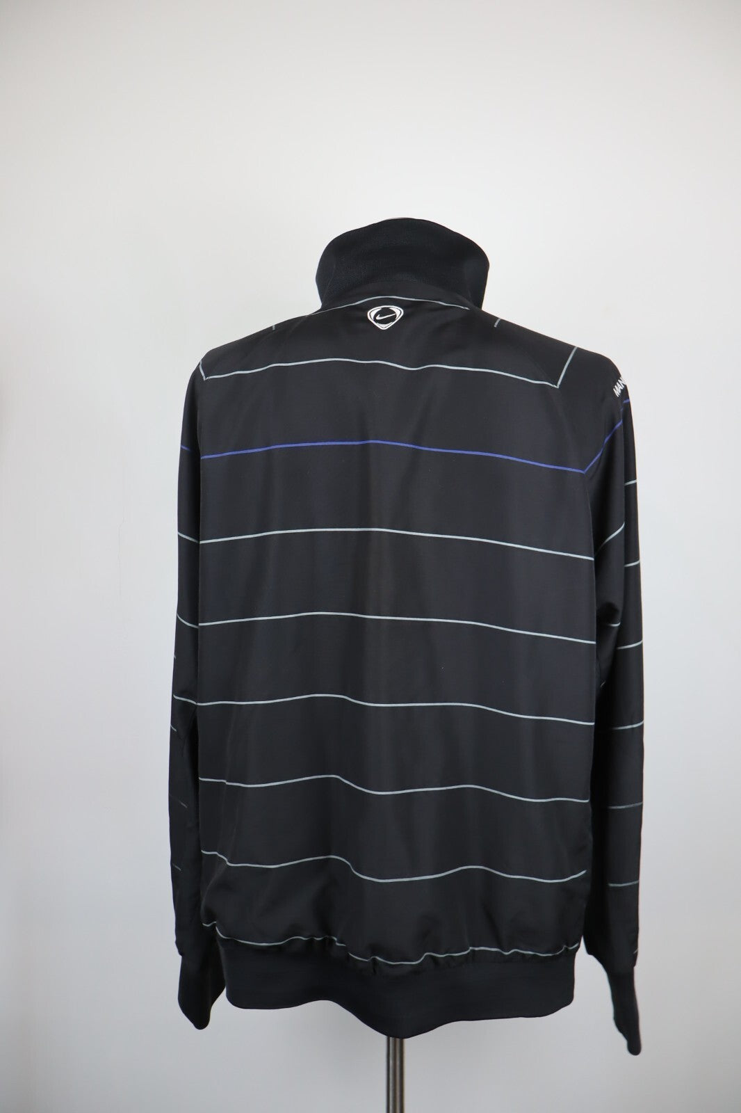 NIKE MANCHESTER FELPA ZIP GIACCA CALCIO SPORT UOMO XL MAN JACKET SOCCER VINTAGE