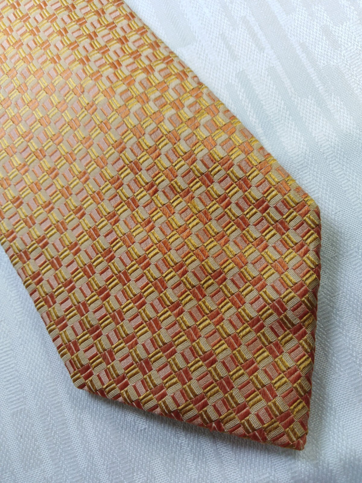 LES COPAINS 100% SILK TIE SETA CRAVATTA NECKTIE MADE IN ITALY CLASSIC