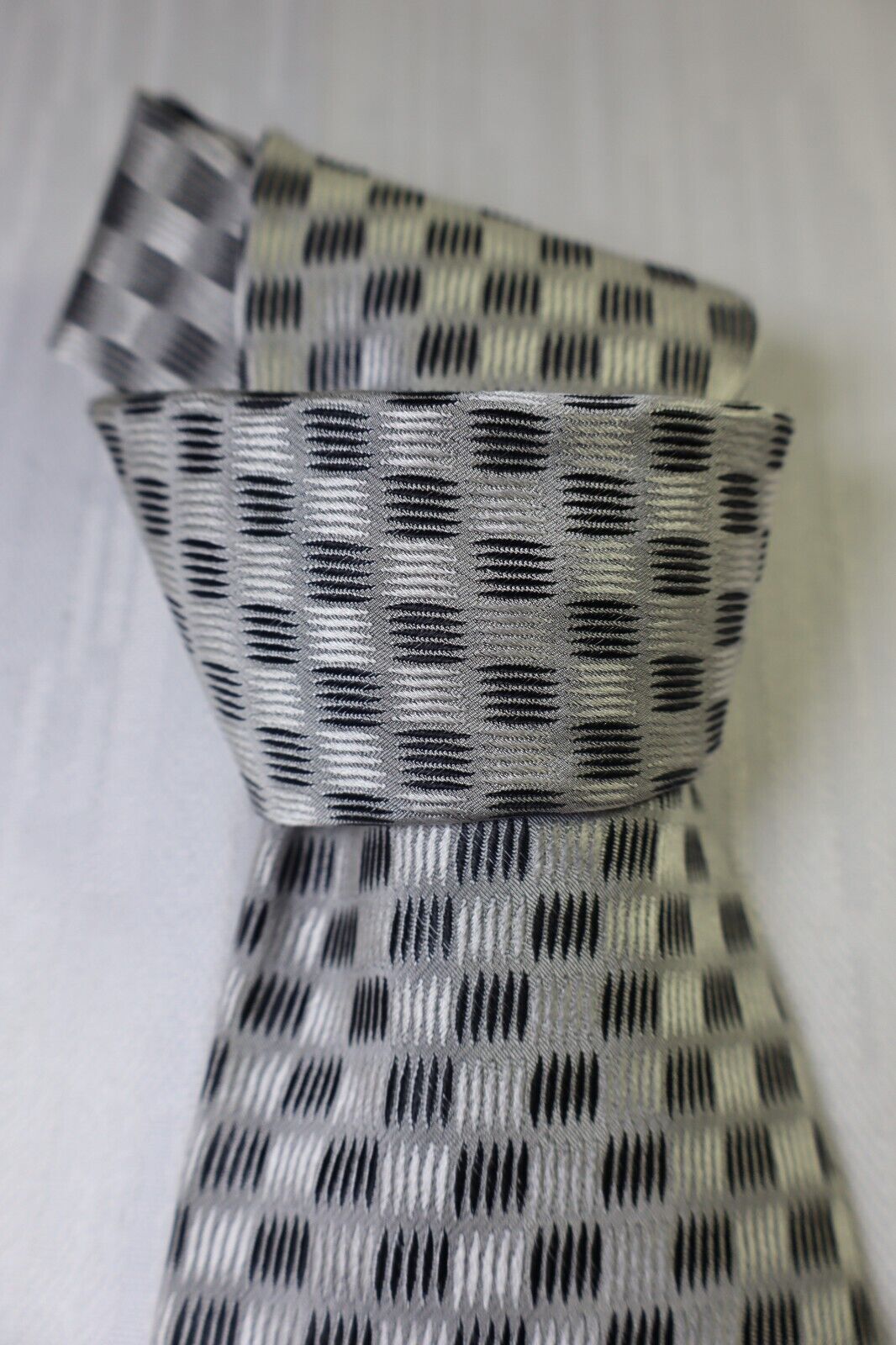 BARTON MODA 100% SILK TIE SETA CRAVATTA NECKTIE MADE IN ITALY VINTAGE