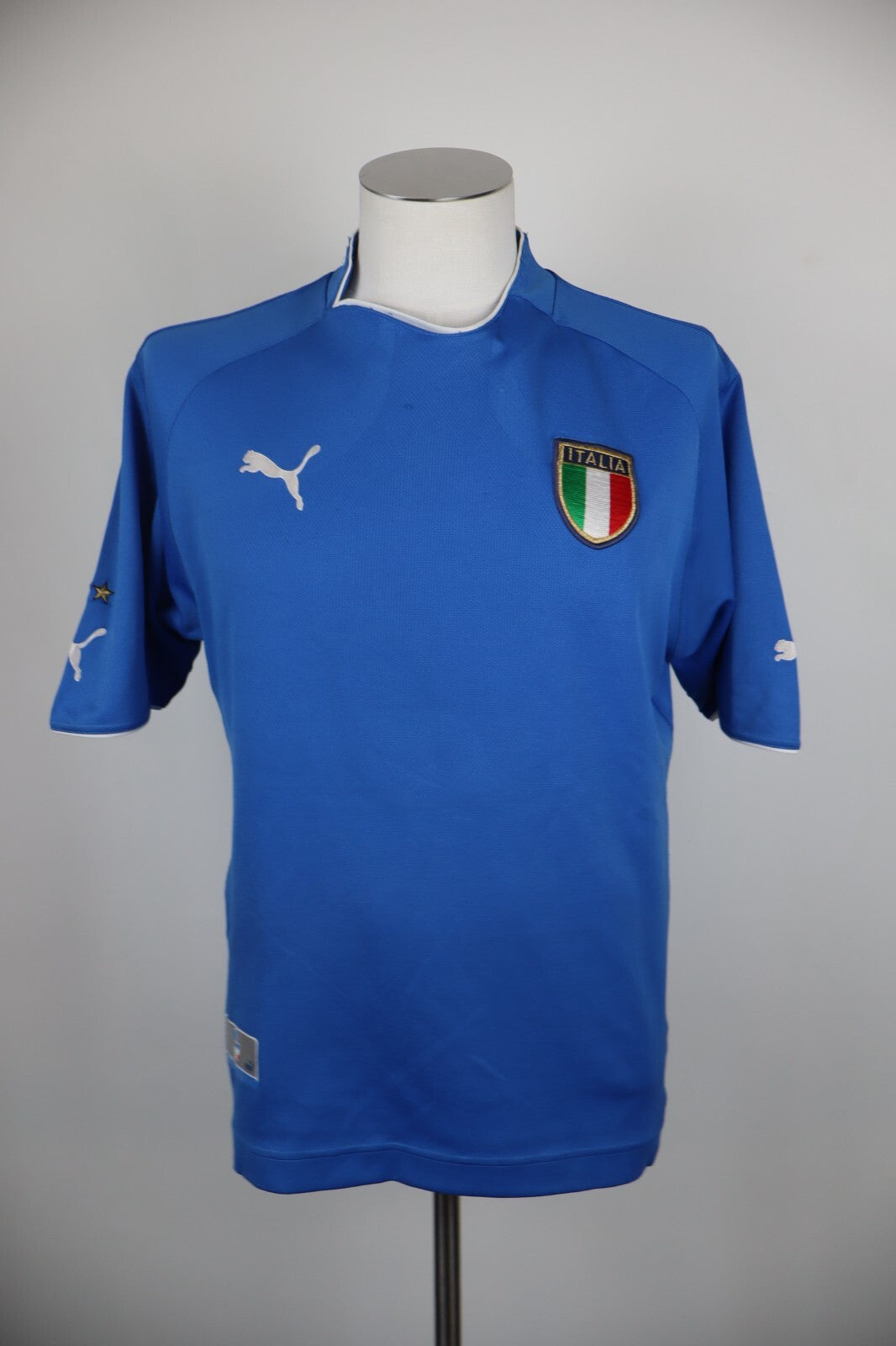 PUMA ITALIA MAGLIA CALCIO UOMO Tg M SOCCER JERSEY SPORT VINTAGE 2003